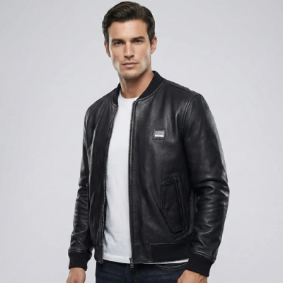 Bomber Leather Jacket